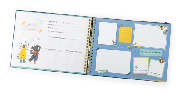 Album souvenirs d'école Puce & Pilou - Moulin Roty